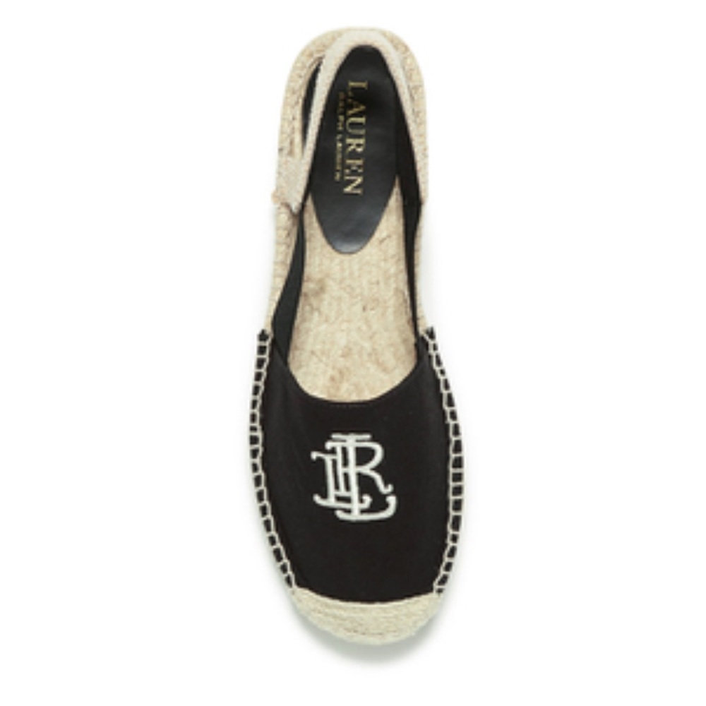 Lauren Ralph Lauren Women's Dafny Canvas Espadrilles - Black - Picture 3 of 6